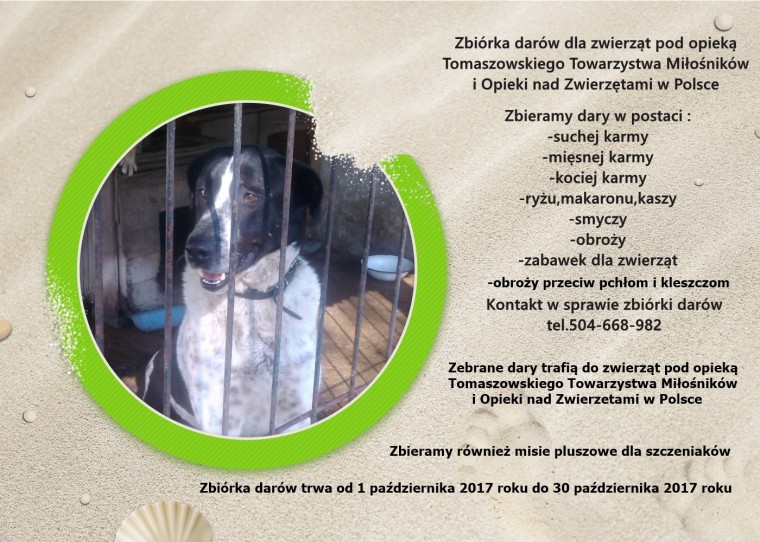 Plakat zbi&oacute;rki dar&oacute;w