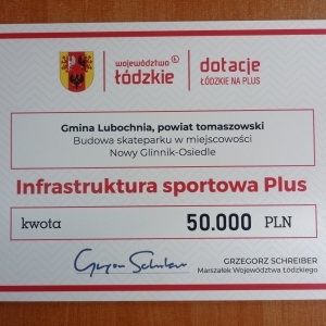 Czek łódzkie wspiera sport skatepark