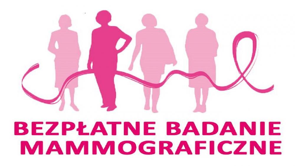 Plakat bezpłatna mamografia