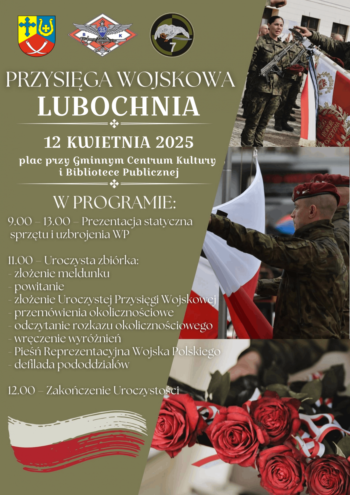 Plakat ze zdjęciami Lubochnia