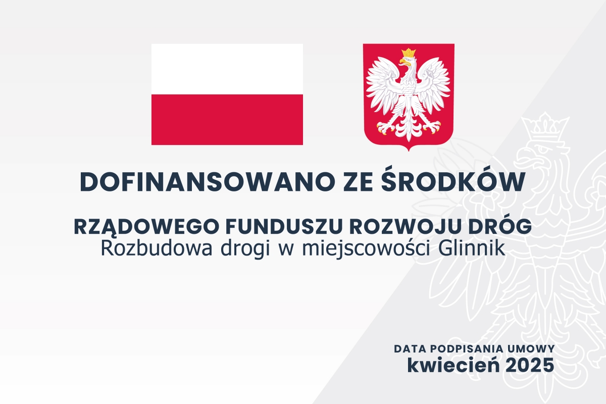 Tablica droga Glinnik